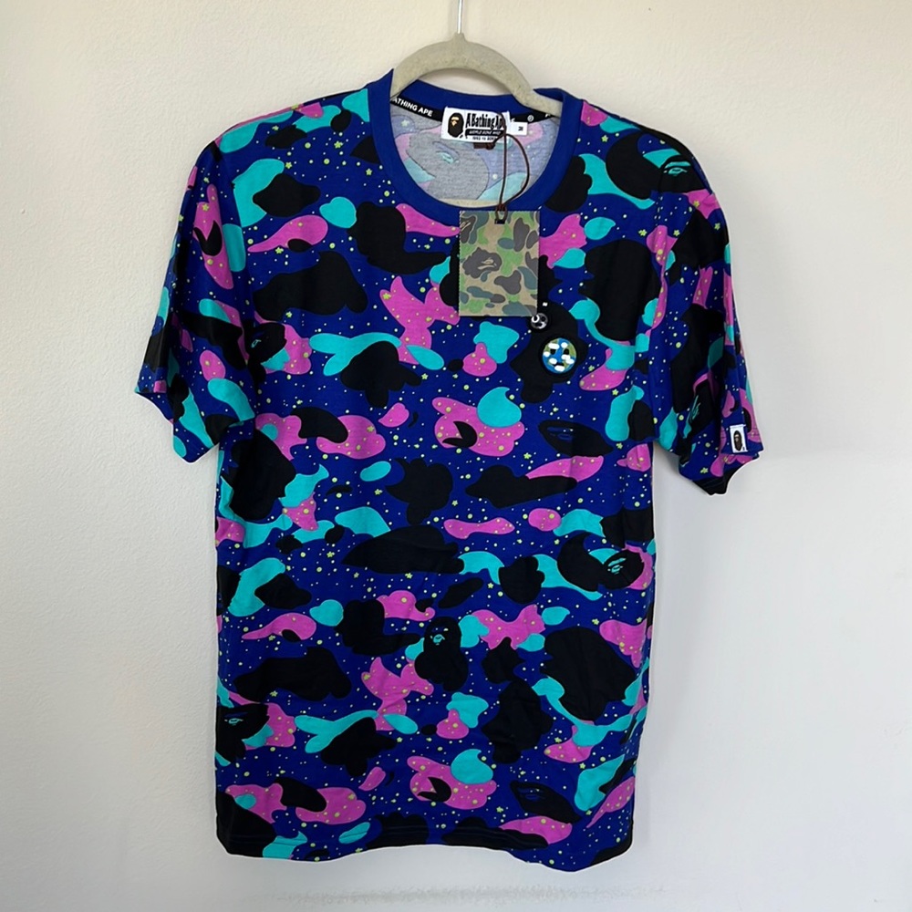 BAPE X Kid Cudi Camo Tee in Medium. Brand New with Tags.